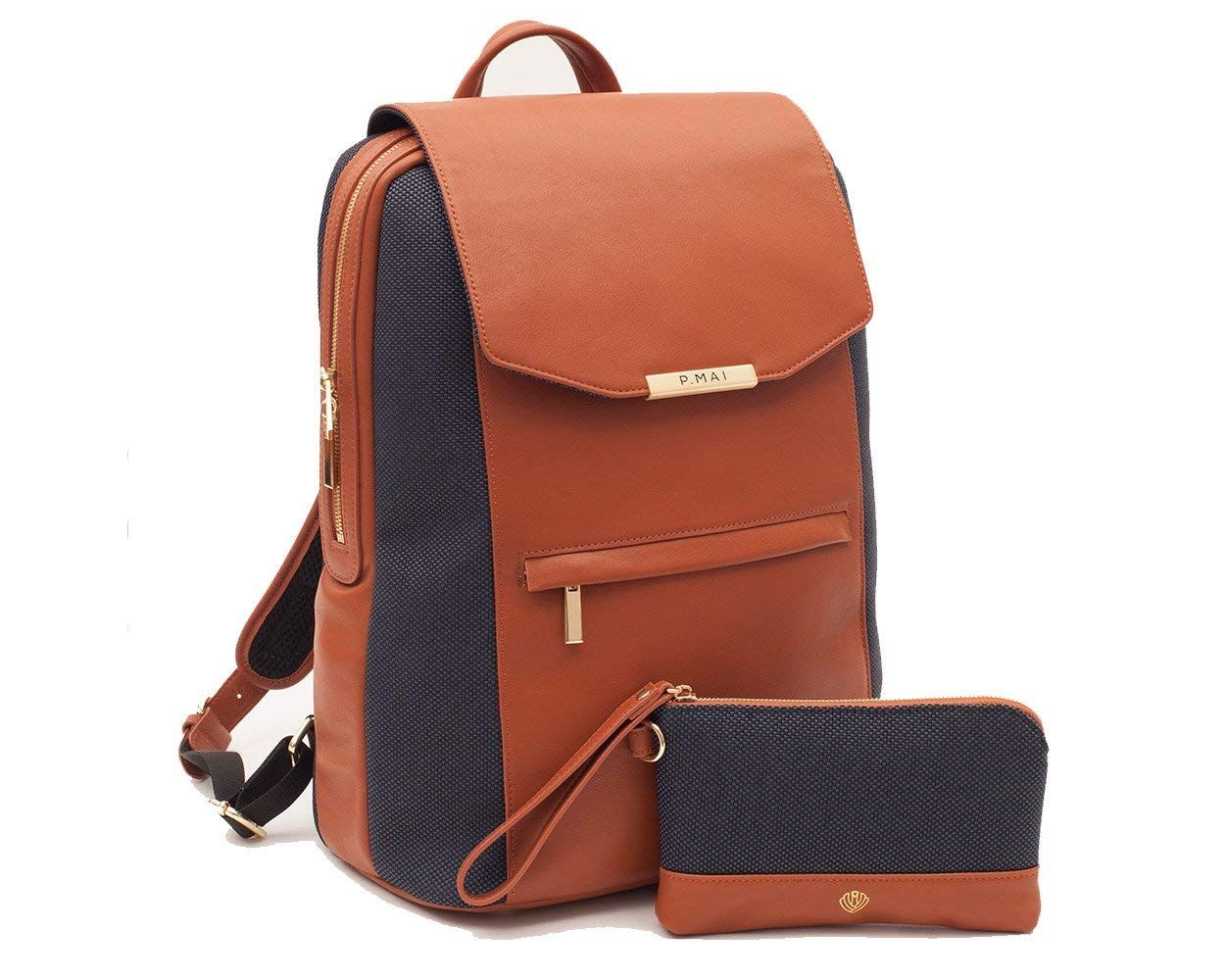 Leather Laptop Backpack Women’s​